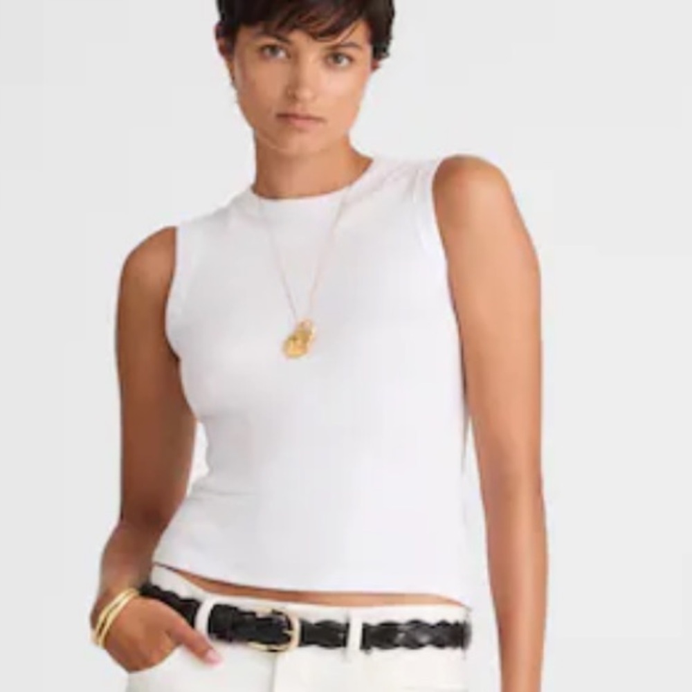 Madewell Compact Shell Tank - Picture 2 of 5